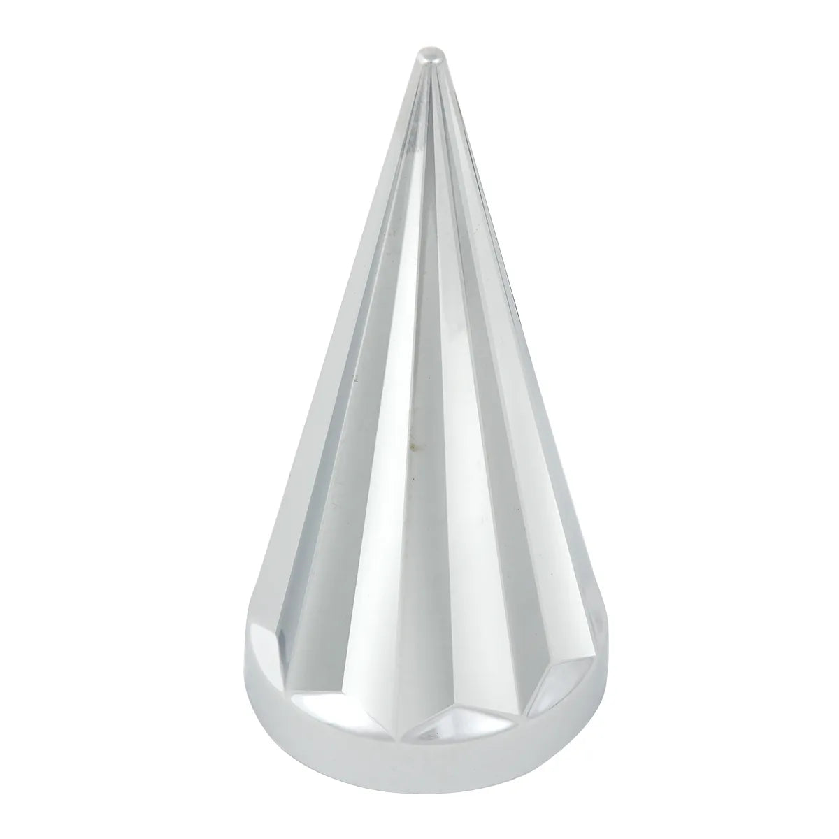 Axis Style Chrome Plastic 33MM x 4-1/2 Inch Lug Nut Cover Screw-On - 10229