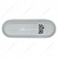 22 LED 6" Oval Clear Lens With Halo Insert GloLight Light - 36924