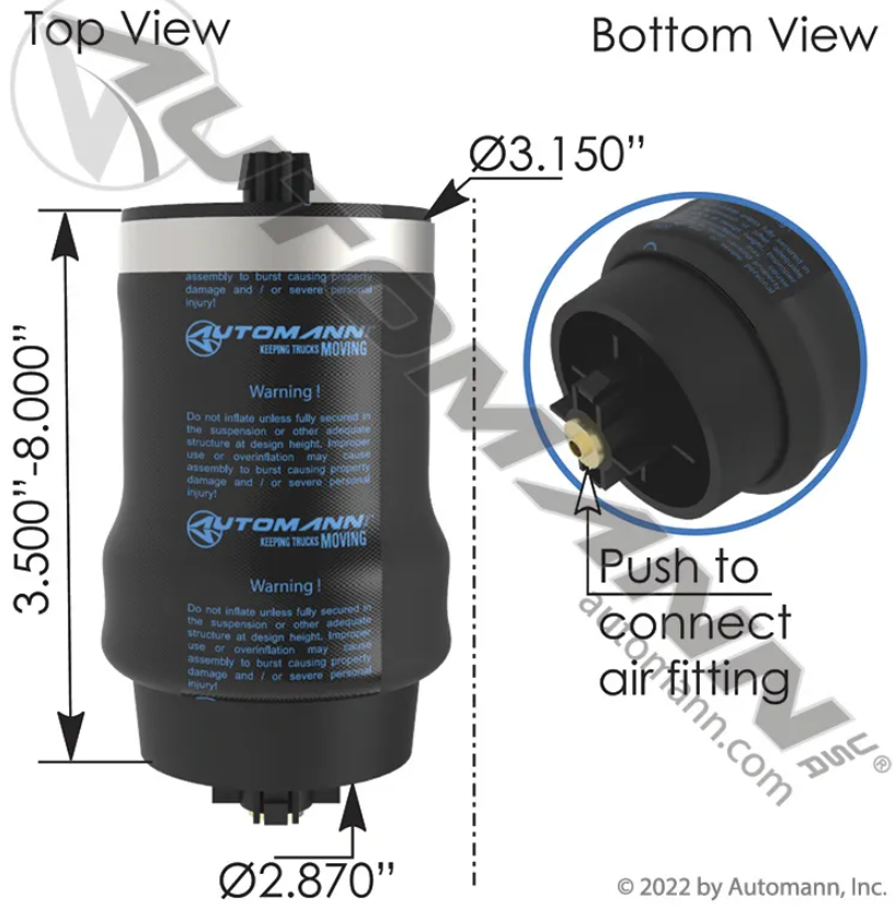 Air Spring Cabin - ABSZ70-7206