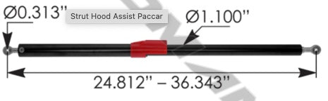 Strut Hood Assist Paccar - A99619