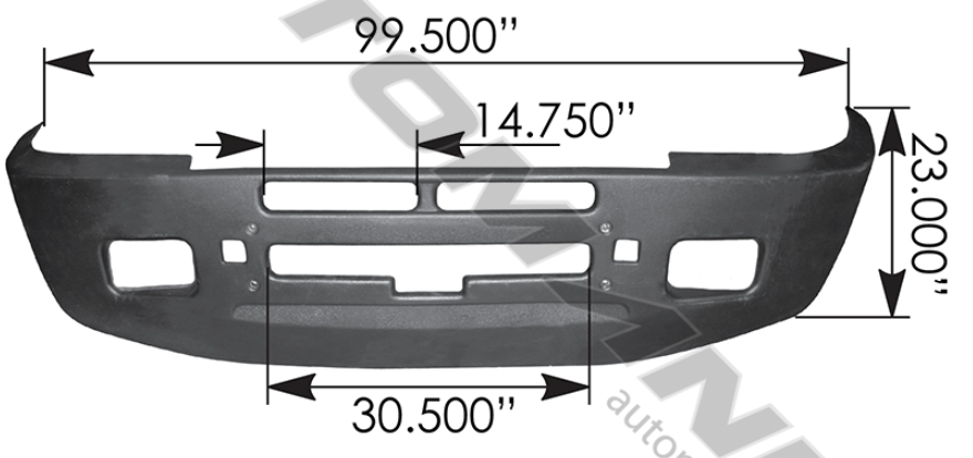 Bumper for Kenworth T680 - 564.59010