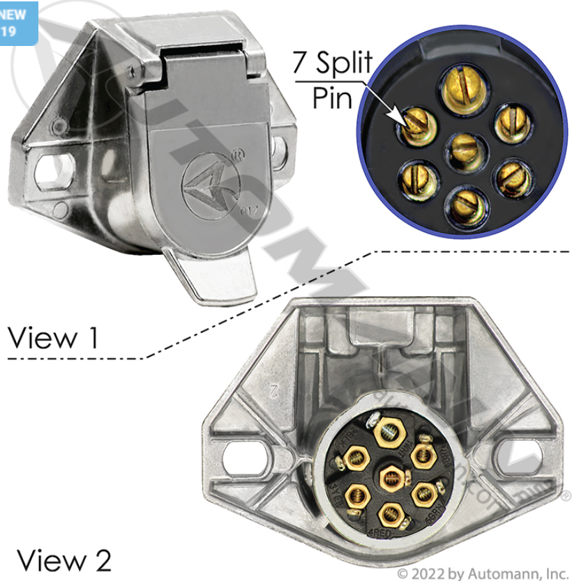 Socket Heavy Duty Premium 7 Pin - 179.1017HDX