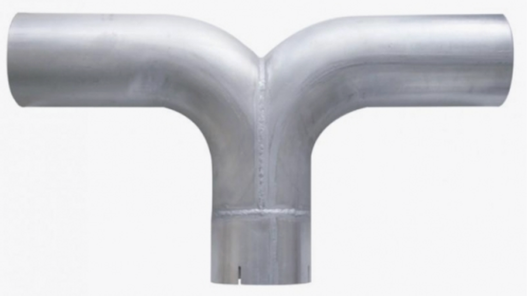 Universal Aluminized 5" Y Pipe - 25" W X 14" L - YA-5-02A