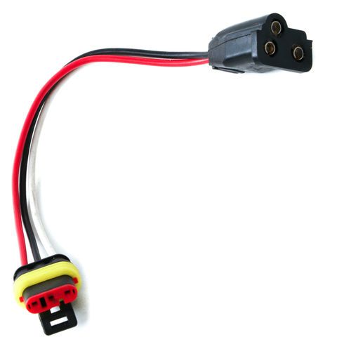 Pigtail with Straight Plug Double Contact with Weather Proof AMP Connector - MTPT9181