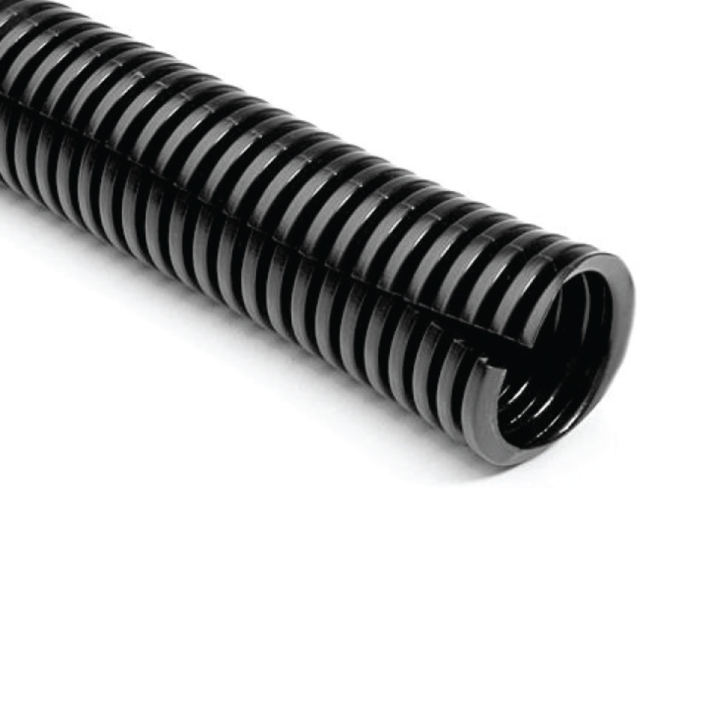 Poly Split Loom 5/8" Black - 177.1058