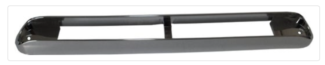 Chrome Plastic Light Bar Bezel - 40614