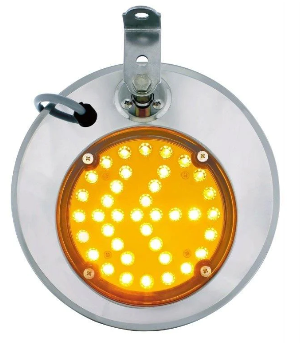 8 1/2" LED Convex Mirror RH - F245671