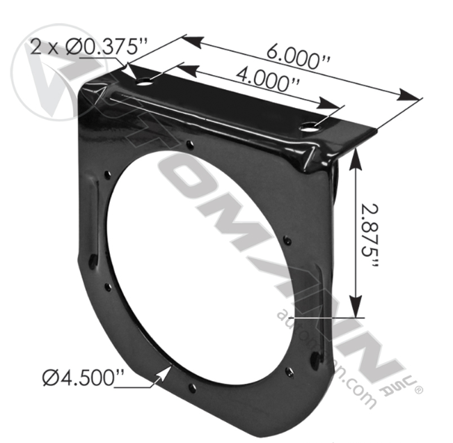Light Bracket 4” Round - 571.BK40