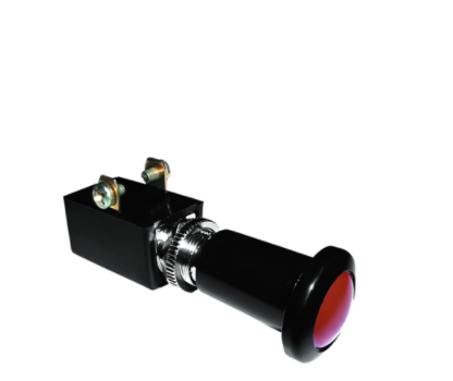 Red Illum Push-Pull Switch 15 AMP 12V S.P.S.T On/Off - 98386
