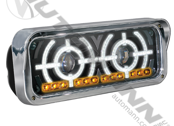 LED Headlamp Assembly Multi-Fit LH 571.LD9903BPL