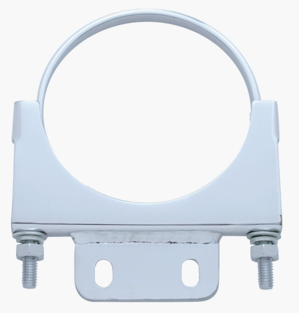 5" Peterbilt Chrome Cab Exhaust Clamp - 10286