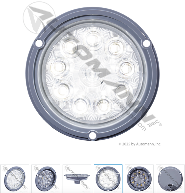 Back-Up Light LED 4in Round Flange -571.LD44W20GF