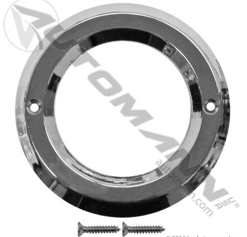 Light Bezel 2-1/2in Chrome Plastic - 562.BZ10C