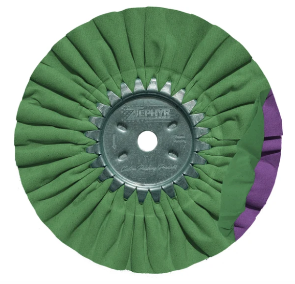 10'' Airway Buffing Wheels Signature Series Green/ purple - AWG58-10SK