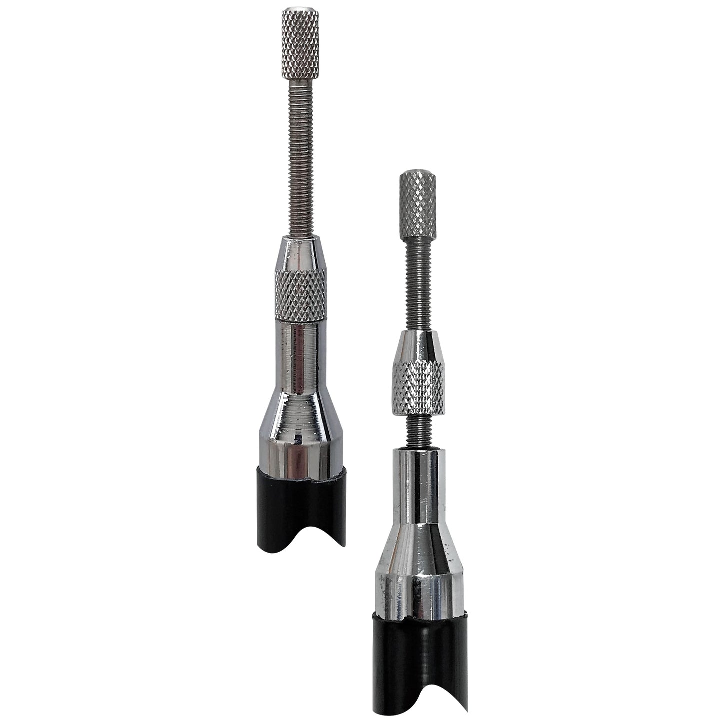 66 Inch Silver Bullet Fiberglass CB Antenna Black - DRX-4661
