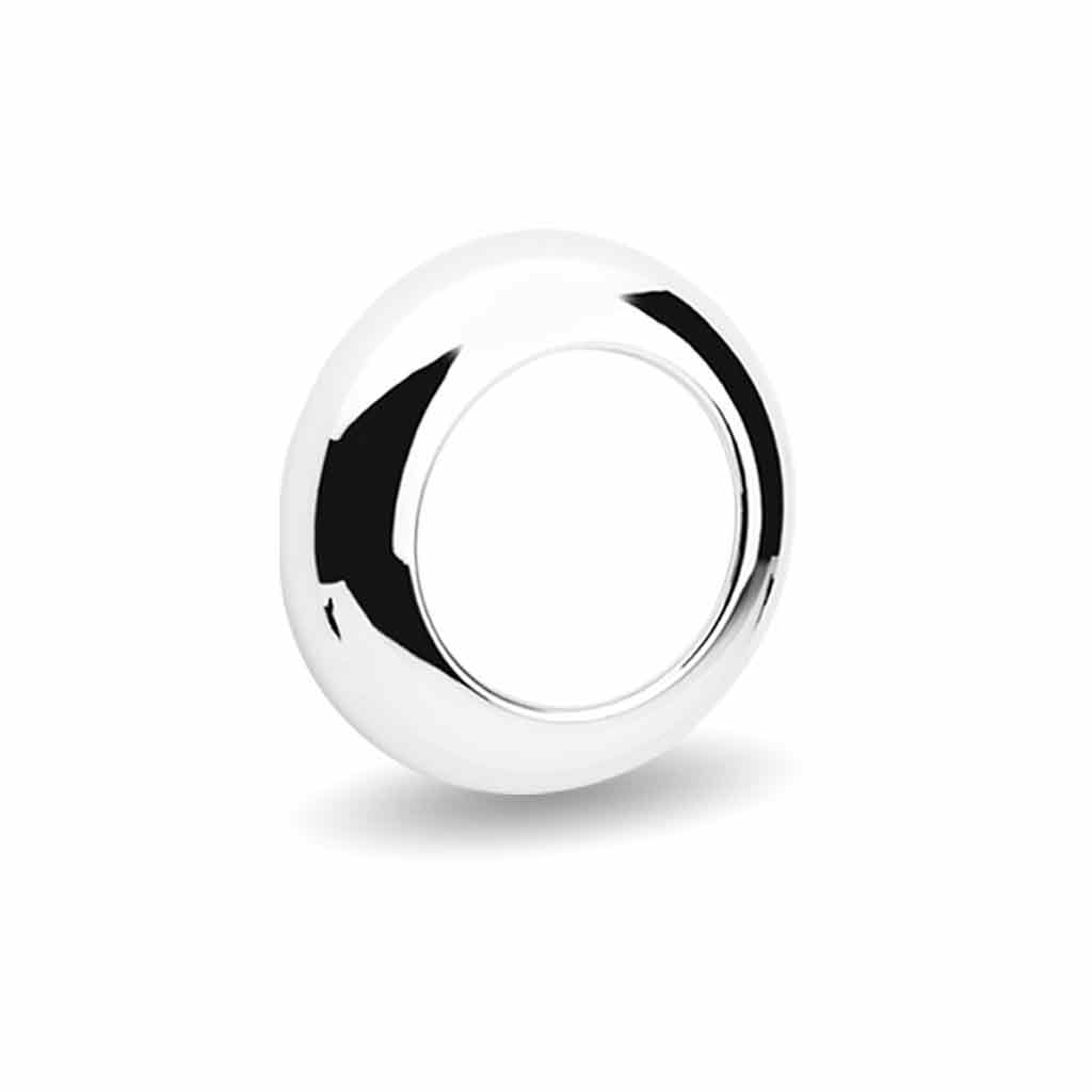 2 Inch Chrome Plastic Lock On Round Bezel - TBEZ-2CH4
