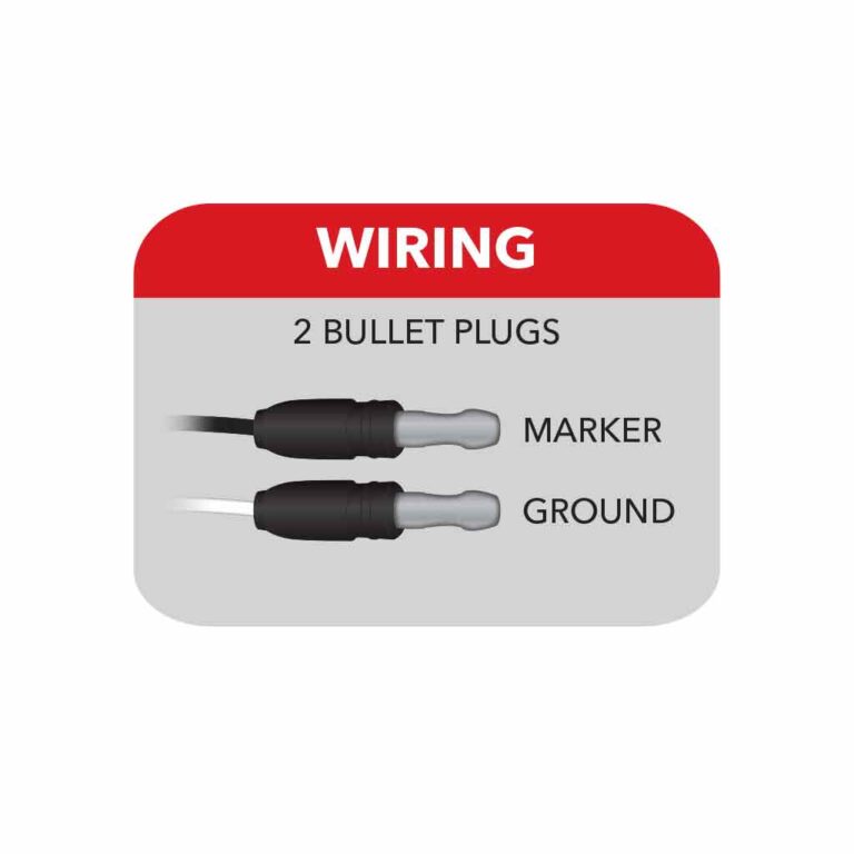 3/4" Round Amber LED Marker Light - TLED-B2A