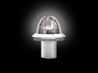 MINI WATERMELON HERO LED LIGHT - WHITE LIGHT / CLEAR LENS FOR STUD MOUNT 3/4" HOLE, 8 PACK - HEROWCWMMINI-8