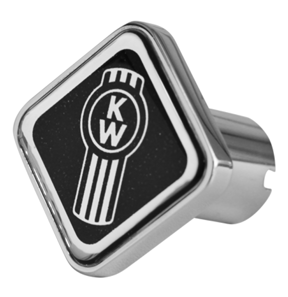 Bouton Logo Kenworth Noir Metal 195 - CK-KW1-S-5778