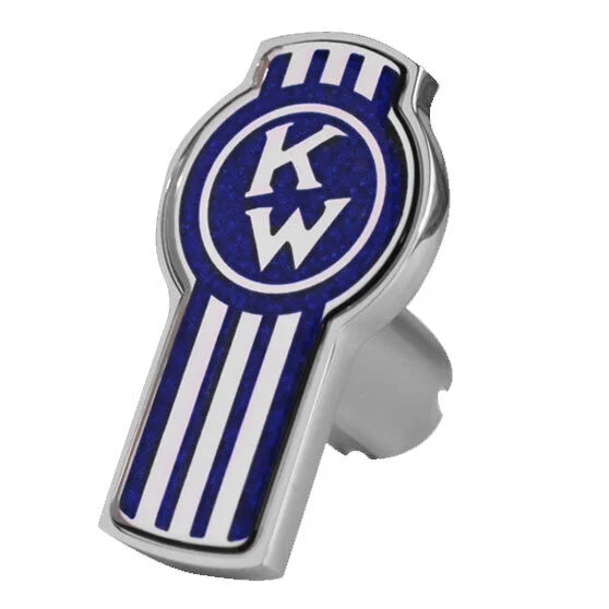 Kenworth Logo Shape Metallic Air Valve Knob - CK-KW-LS-7747