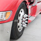 33mmX 4 1/8" Chrome Plastic Spike Nut Cover Thread-on -  10007B