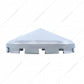 Chrome Plastic Pointed Front  -  10258B