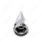 33mm X 4-3/4"  Chrome Super Spike Nut Cover Thread-on - 10569B