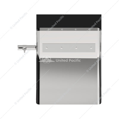 24" x 27" 430 Stainless Steel Quarter Fender w/ Tube Bracket Set - 10845