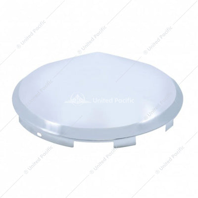 6 Uneven Notched Stainless Steel Pointed Front Hub Cap 7/16" Lip  -  20122