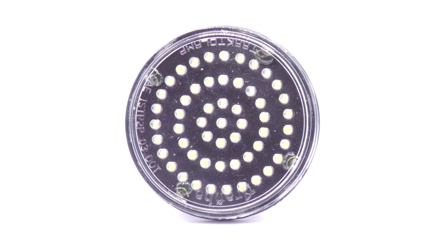 4" Back-Up   54 LED Fixed Clear 12/24V, W/Grommet  And Pigtail Kit  -  8058C