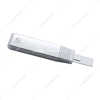 Chrome Plastic Turn Signal Lever Cover for Grote Signal Switch - 21016