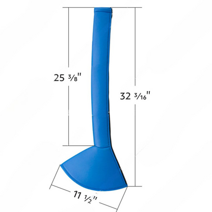 30 inch blue vinyl shifter boot 91026 universal truck accessory