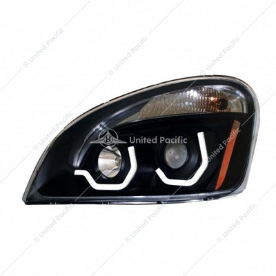 Blackout Projection Headlight with LED Position Light For 2008-2017 Freightliner Cascadia (Driver)  -  31270