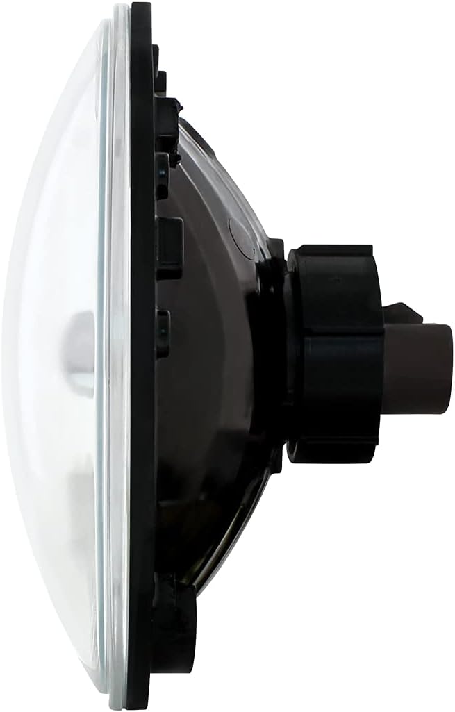 7" Crystal Headlight with White Led Halo Ring  -  31285