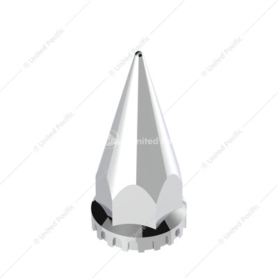 33mm X 4-3/4"  Chrome Super Spike Nut Cover Thread-on - 10569B