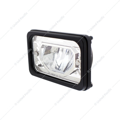 Chrome ULTRALIT Heated 4" X 6" LED Headlight Low Beam -  34131