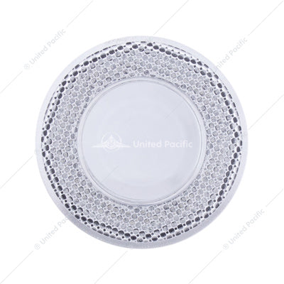 12 LED 2 1/2 Inches Mirage light red Led With Clear Lens  -  36563
