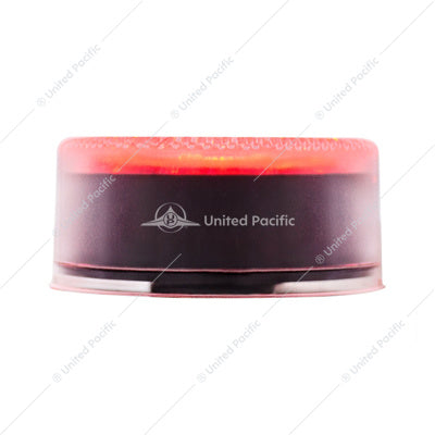 12 LED 2 1/2 Inches Mirage light red Led With Clear Lens  -  36563