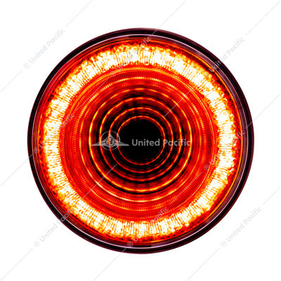 24 LED 4" Mirage Stop Turn & Tail Light Red LED Clear Lens  -  36654
