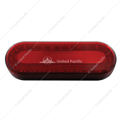 24 LED 6" Oval Mirage Stop Turn & Tail Light Red LED Red Lens  -  36656