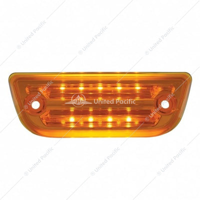 9 LED Rectangular Cab Light Amber LED Amber Lens  -  36779