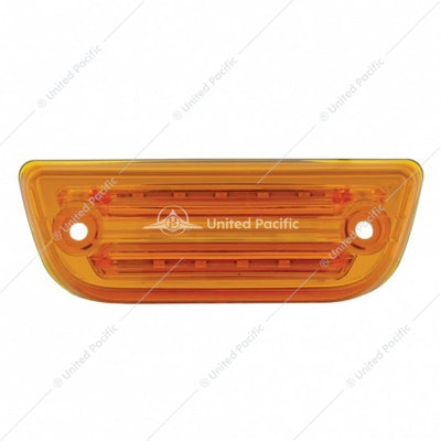 9 LED Rectangular Cab Light Amber LED Amber Lens  -  36779