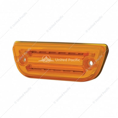 9 LED Rectangular Cab Light Amber LED Amber Lens  -  36779