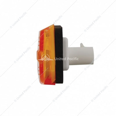 9 LED Rectangular Cab Light Amber LED Amber Lens  -  36779