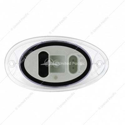7  LED Turn Signal Light For 2008-2017 Freightliner Cascadia - Amber LED/Clear Lens  -  37078