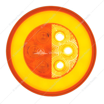 21 LED 4" GloLight Turn Signal Light Amber LED/Amber Lens  -  37133