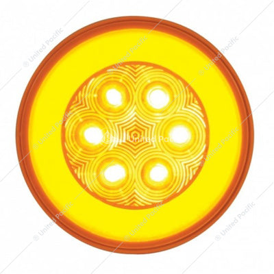 21 LED 4" GloLight Turn Signal Light Amber LED/Amber Lens  -  37133