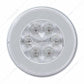 21 LED 4" GloLight Stop Turn & Tail Light Red LED/Clear Lens  -  37134