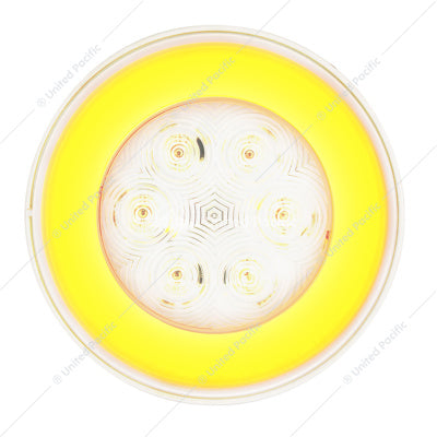 21 LED 4" GloLight Turn Signal Light Amber LED/Clear Lens  -  37135