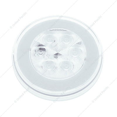 21 LED 4" GloLight Turn Signal Light Amber LED/Clear Lens  -  37135